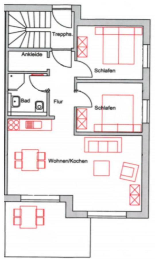 Strandvilla Marius 코세로우 외부 사진